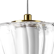 Подвесной светильник Lightstar Botto 800013 цвет плафона/подвески Белый, Прозрачный, цвет арматуры Латунь-4