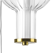 Подвесной светильник Lightstar Botto 800133 цвет плафона/подвески Белый, Прозрачный, цвет арматуры Латунь-6