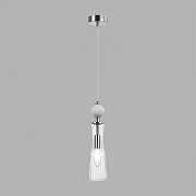 Подвесной светильник Lumion EMILY 8268/1A цвет плафона/подвески Прозрачный, цвет арматуры Белый, Хром-2