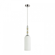 Подвесной светильник Lumion TRACY 8271/1A цвет плафона/подвески Белый, цвет арматуры Голубой, Желтый, Хром-1