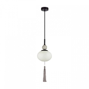 Подвесной светильник Lumion GLORIYA 8273/1A цвет плафона/подвески Белый, цвет арматуры Серый, Черный-1