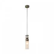 Подвесной светильник Lumion DENVER 8277/1A цвет плафона/подвески Прозрачный, цвет арматуры Никель-3