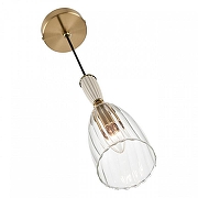 Подвесной светильник Lumion DERBI 8284/1A цвет плафона/подвески Прозрачный, цвет арматуры Бронза-1