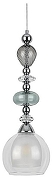 Подвесной светильник Lumion GANNA 8294/1A цвет плафона/подвески Белый, Прозрачный, цвет арматуры Хром