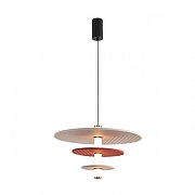 Подвесной светильник Lumion FELTA 8296/11AL цвет плафона/подвески Бежевый, Красный, цвет арматуры Черный-3