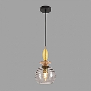 Подвесной светильник Lumion WALMA 8299/1A цвет плафона/подвески Серый, Желтый, цвет арматуры Черный-4