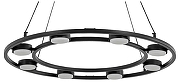 Подвесной светильник Lumion TORINA 8340/8 цвет плафона/подвески Черный, цвет арматуры Черный