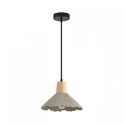 Подвесной светильник Lumion EOLIANA 8351/1A цвет плафона/подвески Серый, цвет арматуры Черный-4