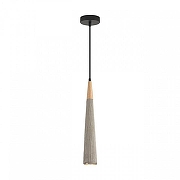 Подвесной светильник Lumion EOLIANA 8351/1C цвет плафона/подвески серый, цвет арматуры черный-3