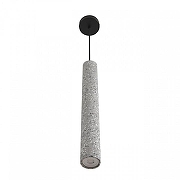 Подвесной светильник Lumion SHAMAREL 8357/1B цвет плафона/подвески Серый, цвет арматуры Черный-1