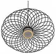 Подвесной светильник Lumion CAMOMILE 8379/9L цвет плафона/подвески Черный, цвет арматуры Черный