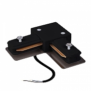 Соединитель угловой L-образный для треков встраиваемых Elektrostandard Basic System 85012/00 цвет арматуры Черный-1