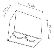 Накладной светильник LEDS POWER SPOT 9384 цвет черный-2
