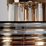 Накладной светильник Artelamp Fortuna A1069AP-2GO цвет плафона/подвески Прозрачный, цвет арматуры Золото-2