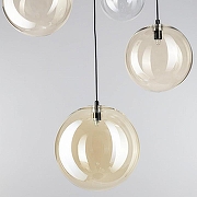 Подвесной светильник Citilux ORTON CL202163 цвет плафона/подвески Светло-серый, Бежевый, Прозрачный, цвет арматуры Черный-7