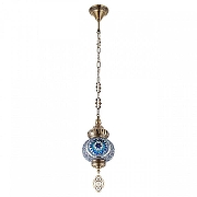 Подвесной светильник Citilux Каир CL419116 цвет плафона/подвески Синий, цвет арматуры Бронза-6