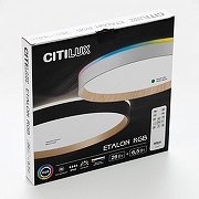 Накладной светильник Citilux ETALON CL750320R цвет плафона/подвески Белый, Коричневый, цвет арматуры Белый-9