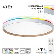 Накладной светильник Citilux ETALON CL750500R цвет плафона/подвески Белый, Коричневый, цвет арматуры Белый-1