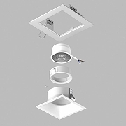 Встраиваемый светильник Lightstar Dom1no D51606WMOD цвет Белый-2