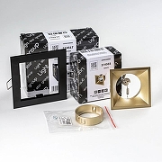 Встраиваемый светильник Lightstar Dom1no D51703GMOD цвет Золото, Черный-1