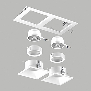 Встраиваемый светильник Lightstar Dom1no D5260606WMOD цвет Белый-2