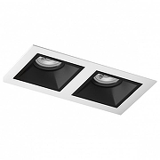 Встраиваемый светильник Lightstar Dom1no D5260707BMOD цвет Белый, Черный