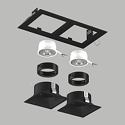 Встраиваемый светильник Lightstar Dom1no D5270707BMOD цвет Белый, Черный-2