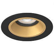 Встраиваемый светильник Lightstar Dom1no D61703BMOD цвет Золото, Черный