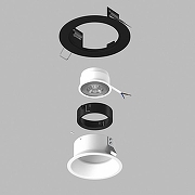 Встраиваемый светильник Lightstar Dom1no D61706BMOD цвет Белый, Черный-2