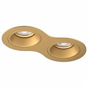 Встраиваемый светильник Lightstar Dom1no D6230303GMOD цвет Золото