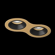 Встраиваемый светильник Lightstar Dom1no D6230707GMOD цвет Золото, Черный-1