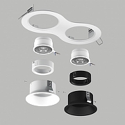 Встраиваемый светильник Lightstar Dom1no D6260607WBMOD цвет Белый, Черный-1