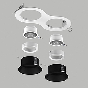 Встраиваемый светильник Lightstar Dom1no D6260707WMOD цвет Белый, Черный-2