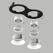 Встраиваемый светильник Lightstar Dom1no D6270606WMOD цвет Белый, Черный-2