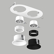 Встраиваемый светильник Lightstar Dom1no D6560607WBMOD цвет Белый, Черный-2