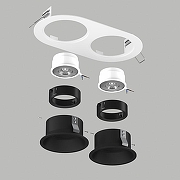 Встраиваемый светильник Lightstar Dom1no D6560707BMOD цвет Белый, Черный-2