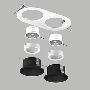 Встраиваемый светильник Lightstar Dom1no D6560707WMOD цвет Белый, Черный-2