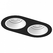 Встраиваемый светильник Lightstar Dom1no D6570606WMOD цвет Белый, Черный