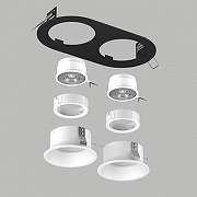 Встраиваемый светильник Lightstar Dom1no D6570606WMOD цвет Белый, Черный-2