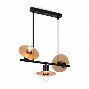 Подвесной светильник Freya Ferro FR4009PL-03GB цвет Золото, Черный-3