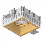 Встраиваемый светильник Lightstar Dom1no G214503GMOD цвет Белый, Золото