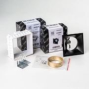 Встраиваемый светильник Lightstar Dom1no G214507GMOD цвет Белый, Золото, Черный-1