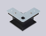 Соединитель угловой L-образный для треков встраиваемых Ambrella Light GL GL7166 цвет арматуры Черный-3