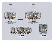 Подвесной светильник Ambrella Light LH LH31203 цвет плафона/подвески Светло-серый, цвет арматуры Никель-2