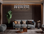 Подвесной светильник Ambrella Light LH LH31205 цвет плафона/подвески Светло-серый, цвет арматуры Никель-7