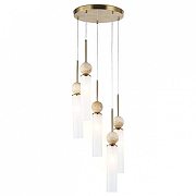 Подвесной светильник Ambrella Light LH LH53259 цвет плафона/подвески Белый, цвет арматуры Латунь