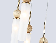 Подвесной светильник Ambrella Light LH LH53259 цвет плафона/подвески Белый, цвет арматуры Латунь-6