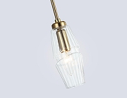 Подвесной светильник Ambrella Light LH LH55208 цвет плафона/подвески Прозрачный, цвет арматуры Латунь-4