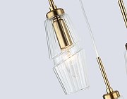 Подвесной светильник Ambrella Light LH LH55210 цвет плафона/подвески Прозрачный, цвет арматуры Латунь-4