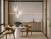 Подвесной светильник Ambrella Light LH LH55210 цвет плафона/подвески Прозрачный, цвет арматуры Латунь-5